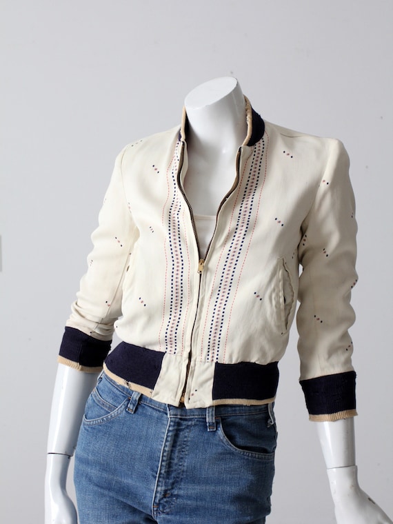 1950s sportswear jacket by Cranbrook Jr