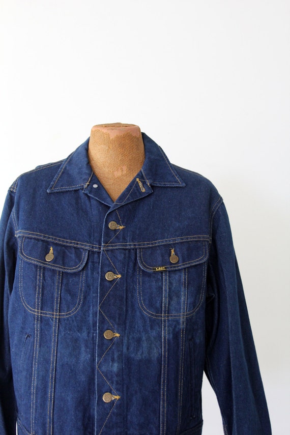 1970s Lee denim jacket, Lee Sanforized PATD-1534… - image 3