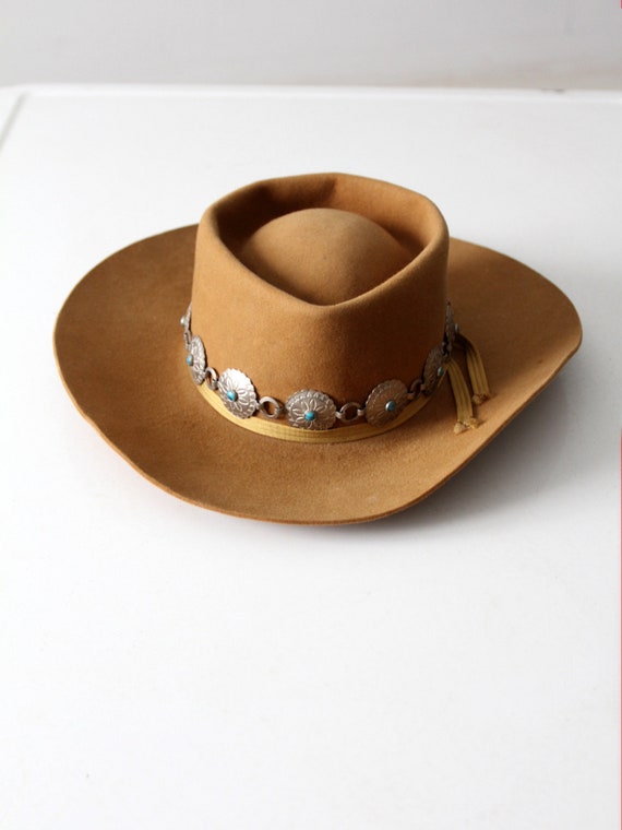 vintage Westchester concho belt western hat - image 5