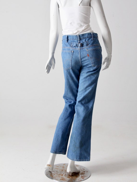 Jeans Levis a zampa d elefante anni 70 con cintura posteriore 30 x 31 Etsy Italia