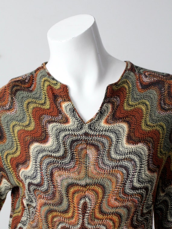 vintage 70s Missoni knit dress - image 8