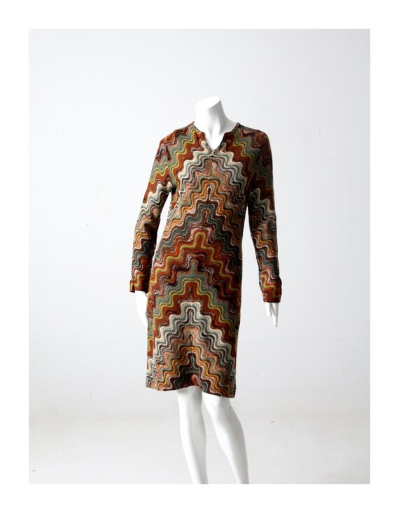vintage 70s Missoni knit dress