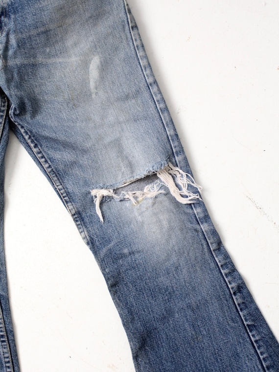 vintage Levis 646 distressed jeans 31 x 28 - image 4