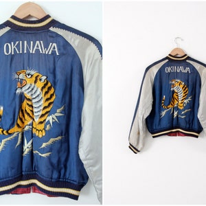 Japanese souvenir jacket, vintage Suka-Japanese tour jacket image 3