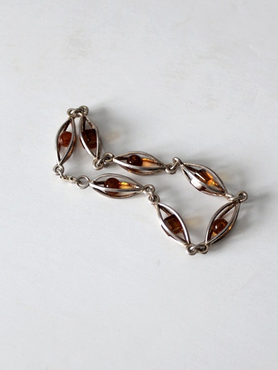 vintage amber bracelet - image 3