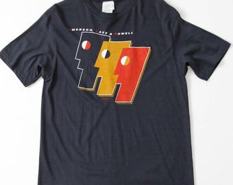 ヴィンテージ エマーソン レイク パウエル バンド T シャツ、1986 ELP