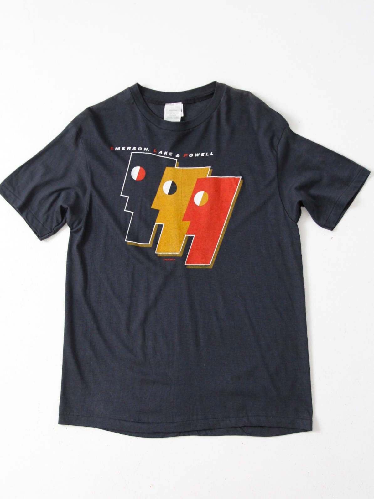 エマーソン・レイク・アンド・パウエル ELPヴィンテージバンドT80年代Tシャツ エマーソン・レイク・アンド・パウエル ELPヴィンテージバンド