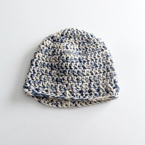 vintage hand knit beanie hat image 4