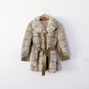1970s faux fur coat