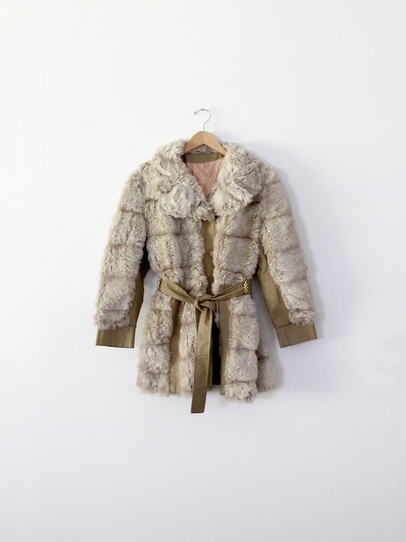 1970s faux fur coat