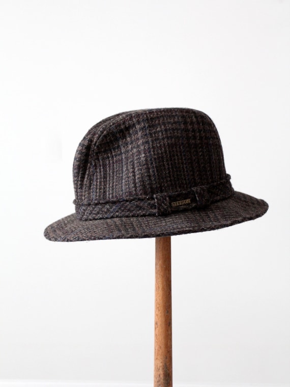 Stetson plaid fedora Clearance