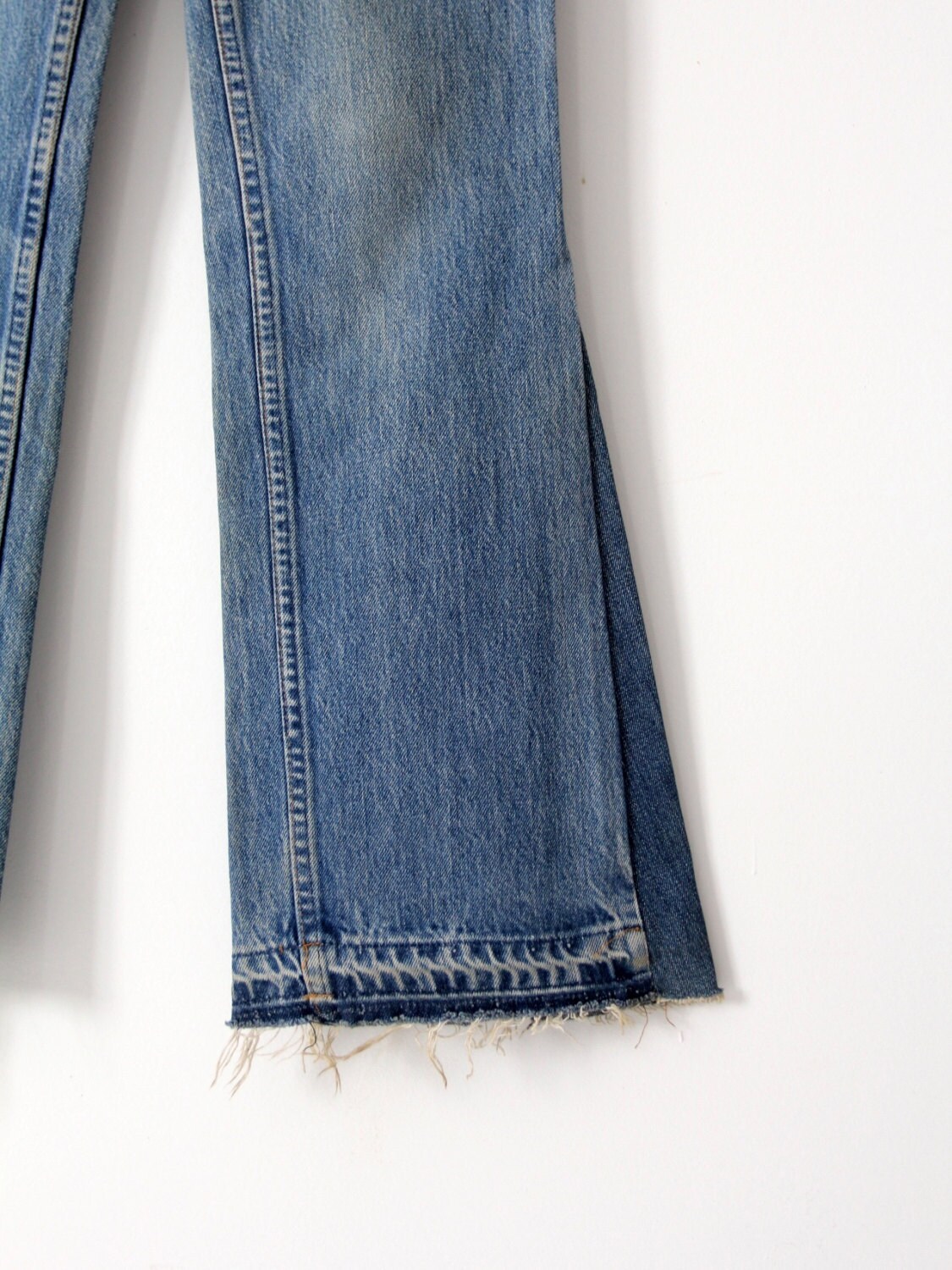 Vintage Levis Bell Bottoms Custom Flare Leg Denim Orange Tab - Etsy