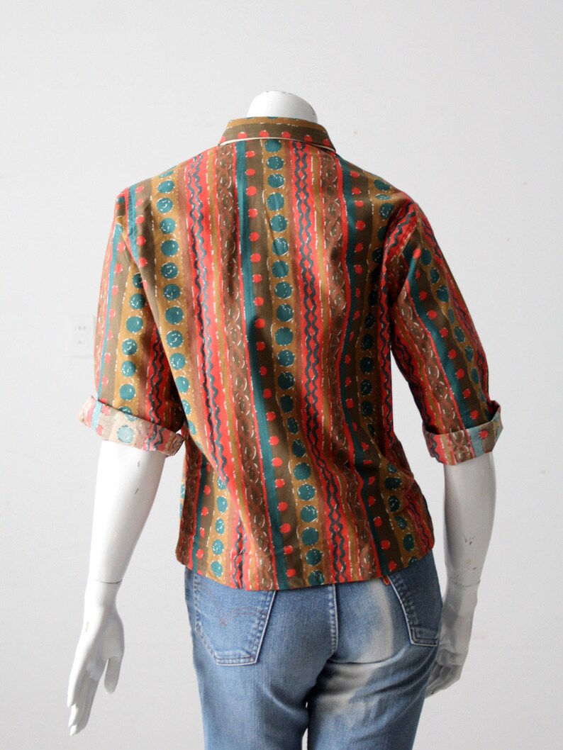 vintage 50s blouse by Preston Lady image 2