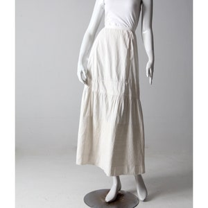 antique petticoat skirt, Edwardian white underskirt