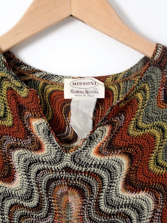 vintage 70s Missoni knit dress - image 4