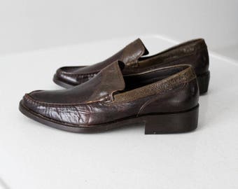 size 7 ⎟vintage Italian leather loafer by FX La Salle