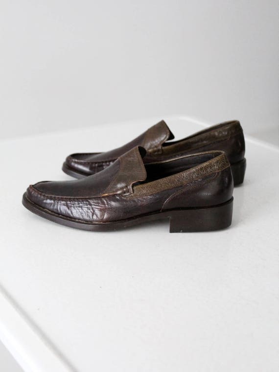 Size 7 ⎟vintage Italian Leather Loafer by FX La Salle - Etsy display picture 2