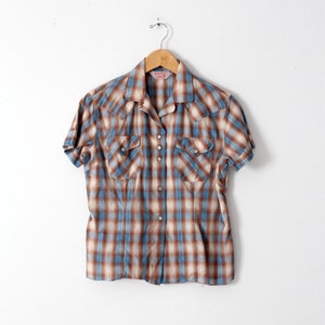 1960s H Bar C western rockabilly blouse
