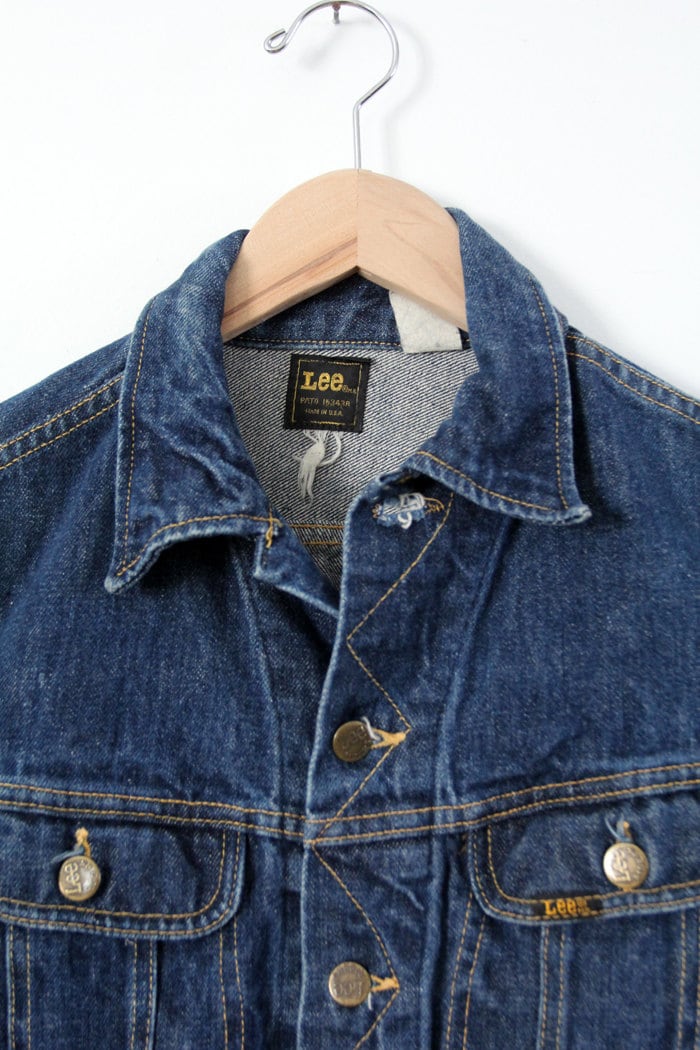 1970s Lee Denim Jean Jacket - Etsy 1970s Lee Denim Jean Jacket - Etsy