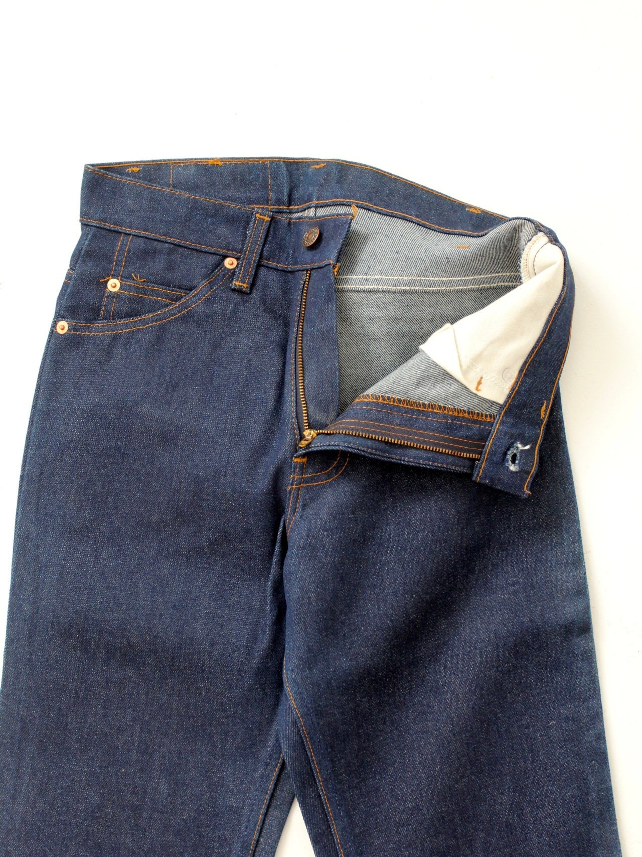 Vintage 70s Levis Jeans, Orange Tab Dark Wash Denim Jeans, 28 X 33 - Etsy