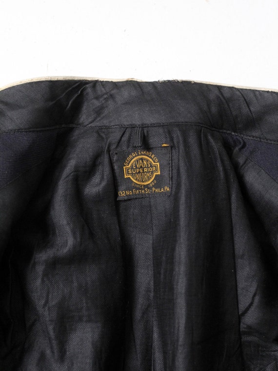 antique George Evans & Co military uniform jacket - image 5