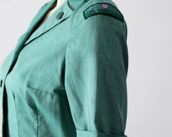 1950年代のガールスカウトの制服、キャンプシャツとスカート - Etsy 日本