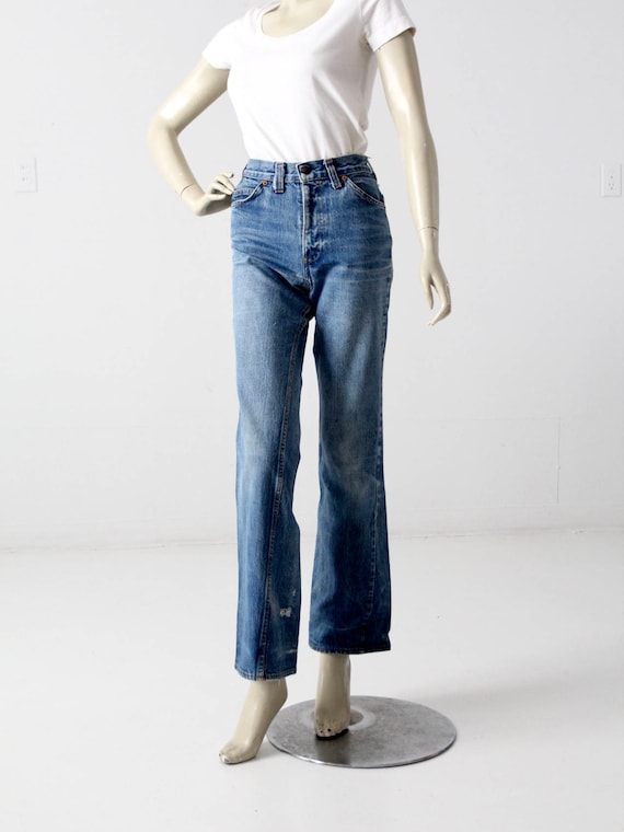 Vintage 60s Levis High Waist Jeans, Women's Straight Leg Vintage 60s Levis High Waist Jeans, Women's Straight Leg