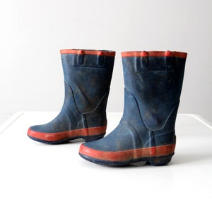 vintage children&#39;s rubber boots