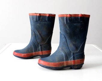 vintage children's rubber boots