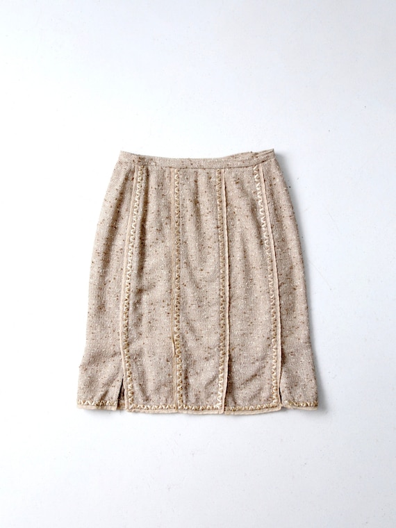 vintage Oscar de la Renta pencil skirt