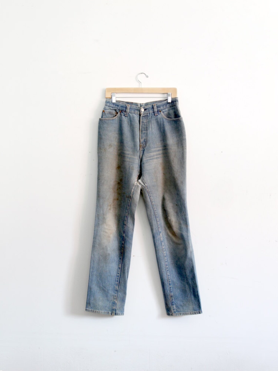 vintage distressed high waist Levis, 31 x 32, foto 1 di 5