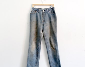 vintage distressed high waist Levis, 31 x 32