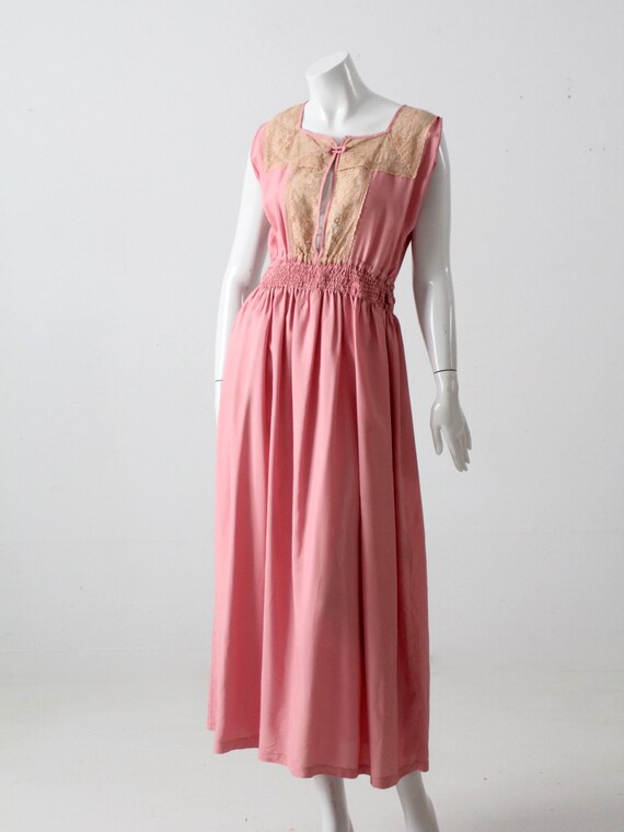 vintage 70s pink dress - image 6