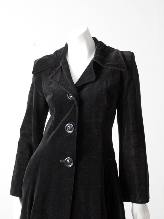 vintage 60s Stirling Cooper Sheraton velvet coat - image 2