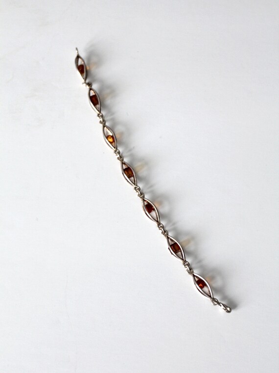 vintage amber bracelet - image 6