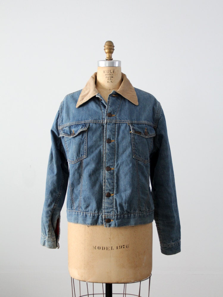 ジャケット・アウター SEARS Jeans Joint denim jaket USED Vintage Sears Jeans Joint Denim Jacket Womens M Selvedge