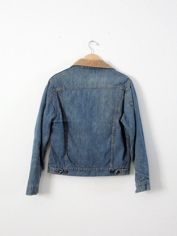 1960s Sears Roebucks denim jacket, insulated deni… - image 3