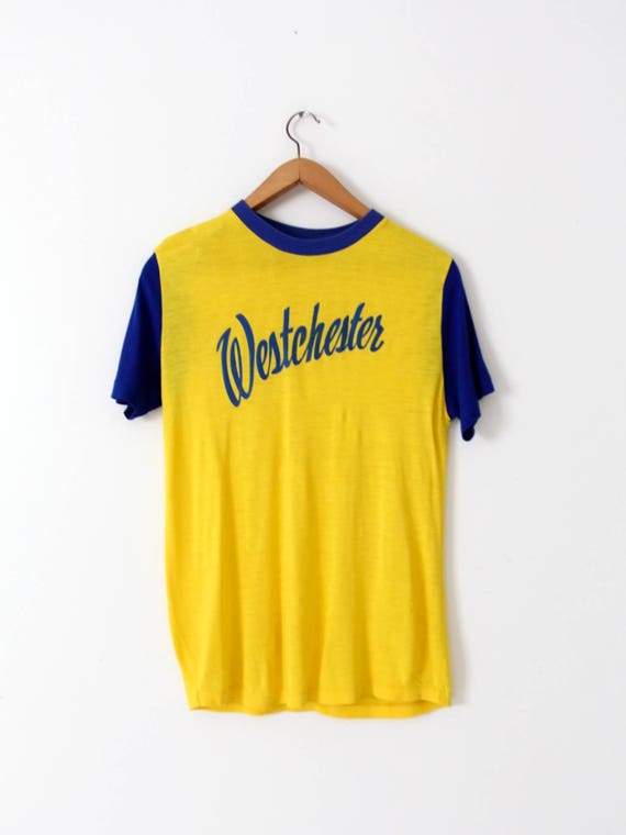 1980s Westchester t-shirt, vintage two color grap… - image 1