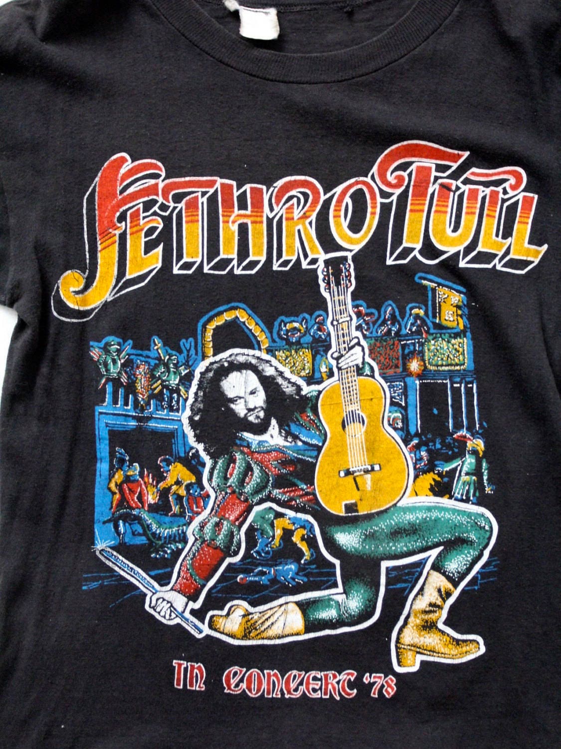 Vintage 1978 Jethro Tull Concert T-shirt: Ian Anderson