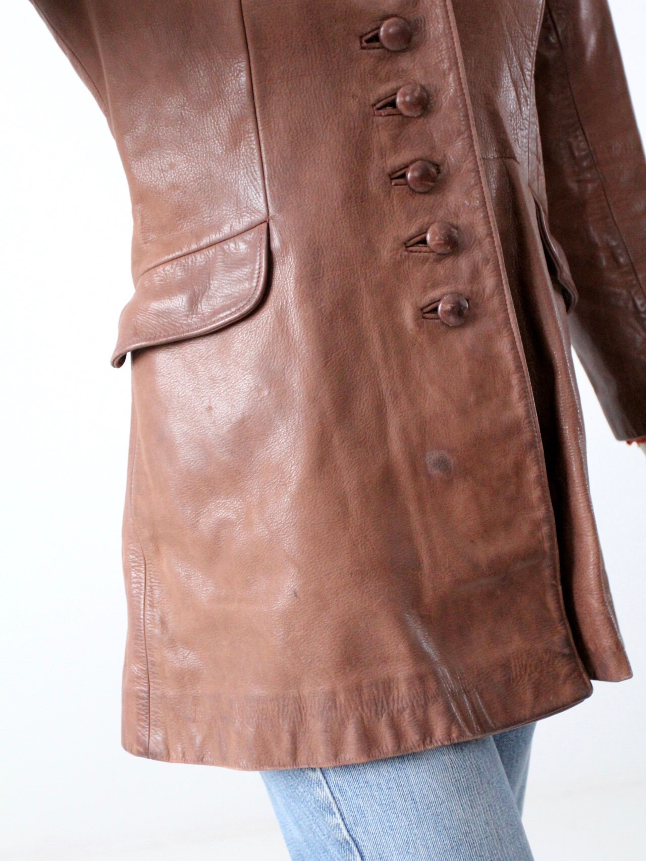 Vintage 1970s North Beach Leather Jacket - Etsy Canada