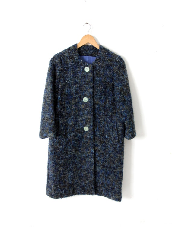 vintage 60s tweed coat - image 4