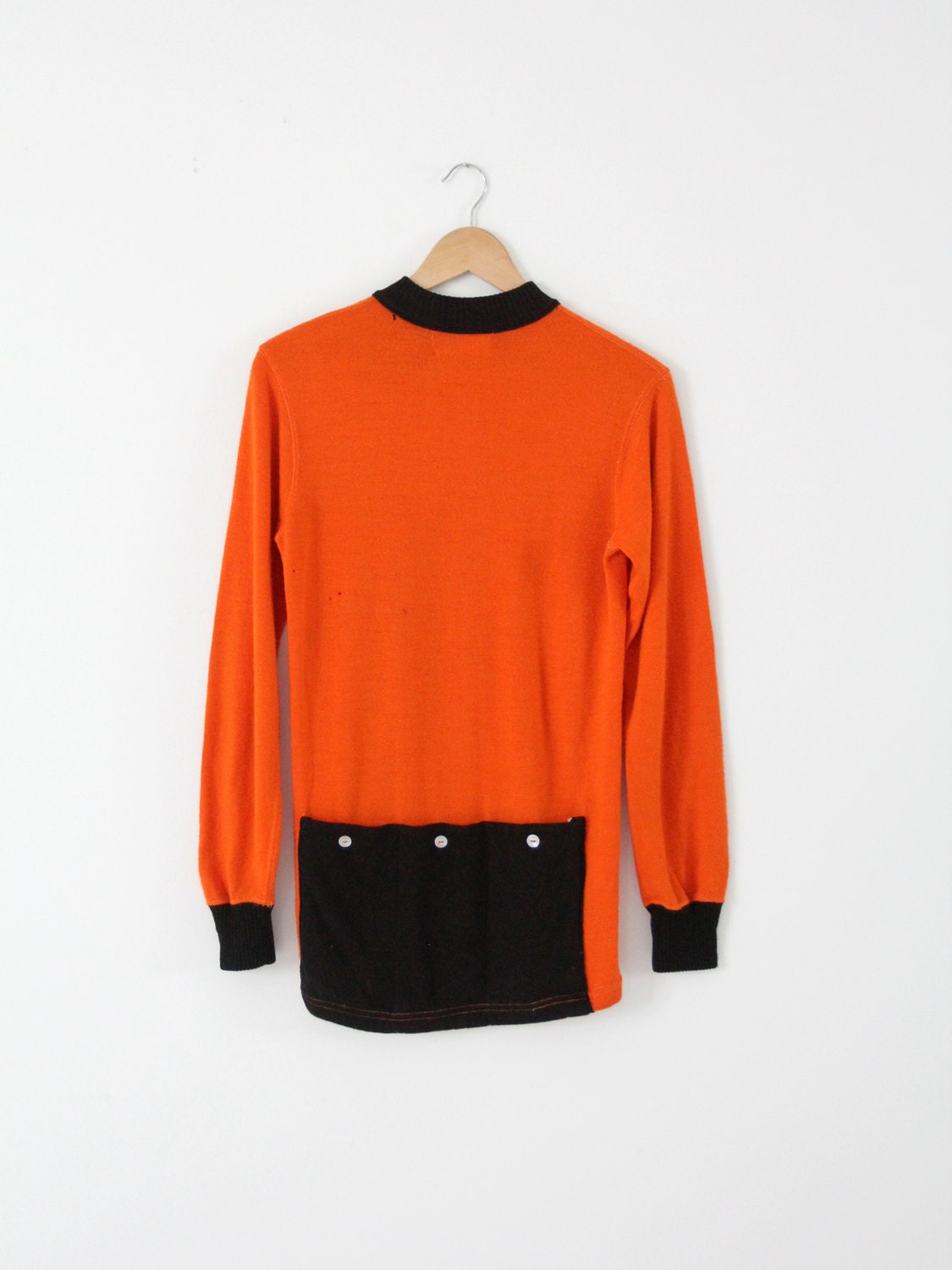 Vintage Bicycle Jersey, 70s Wool Cycling Jersey With Back Pockets Etsy