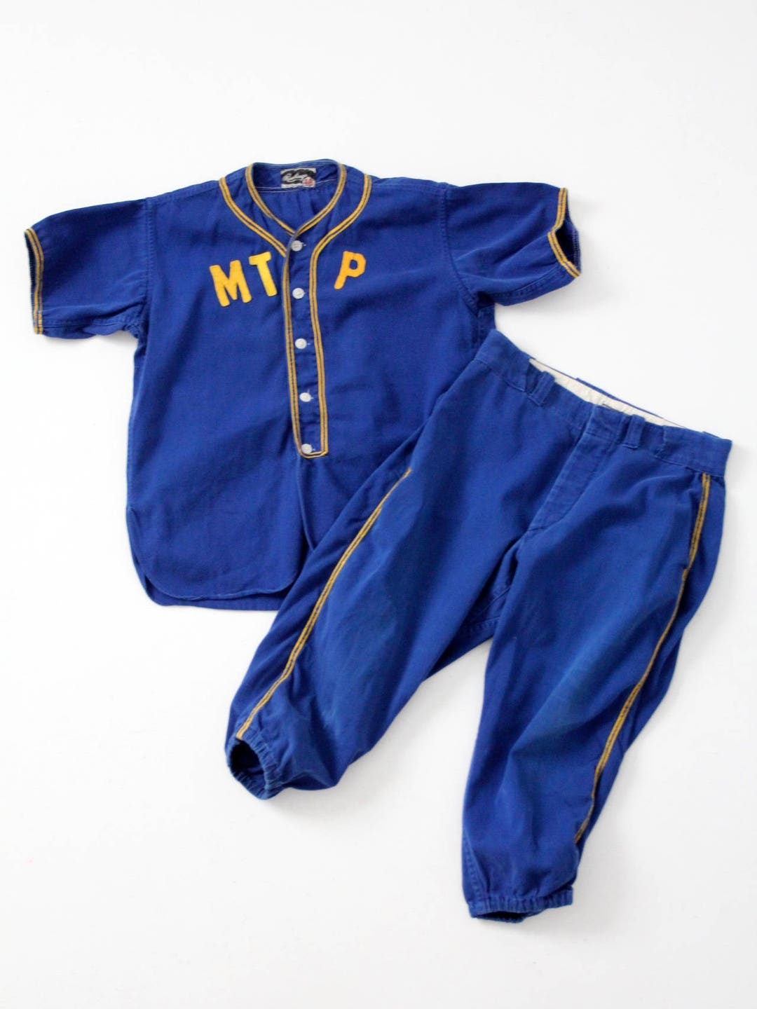 Vintage Rawlings Baseball Uniform Midcentury Baseball Shirt Etsy