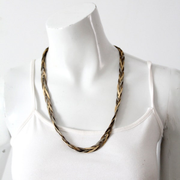 Braided Charm Chain Necklace