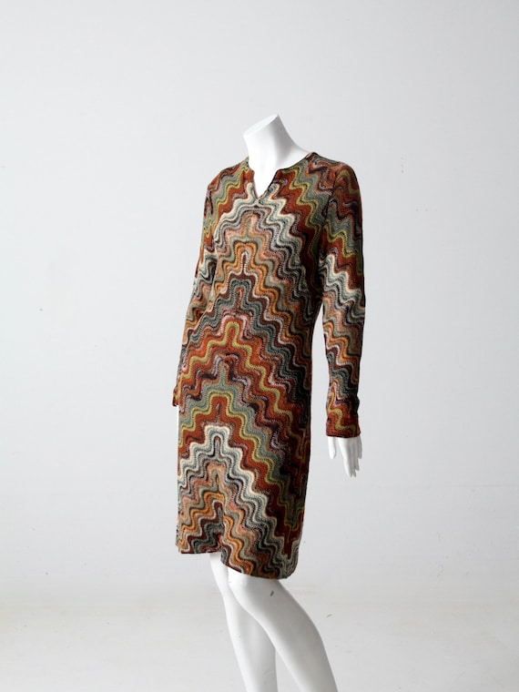 vintage 70s Missoni knit dress - image 2