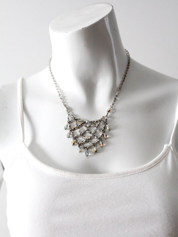 vintage Anne Klein rhinestone necklace and bracel… - image 4