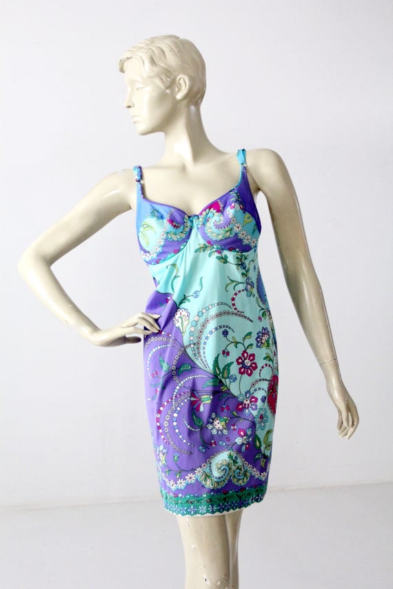 1960s Pucci Slip / Vintage EPFR Lounge Wear / 60s