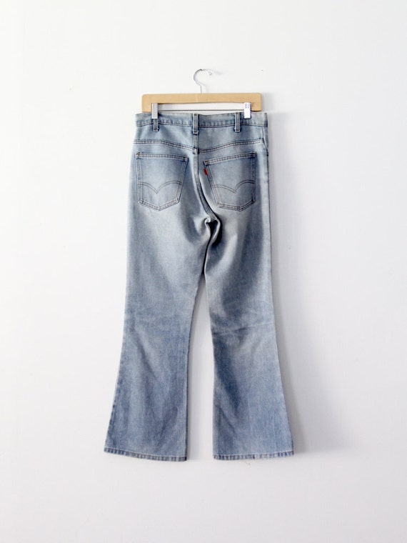 稀少【vintage】70ｓ　Levi's646　BIGE Vintage 70s Levi's Flare Leg Jeans, 646 Levis Denim, 32 X 30