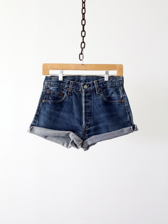 Vintage Levi s Red Line Cut Offs Waist 28 Etsy Canada