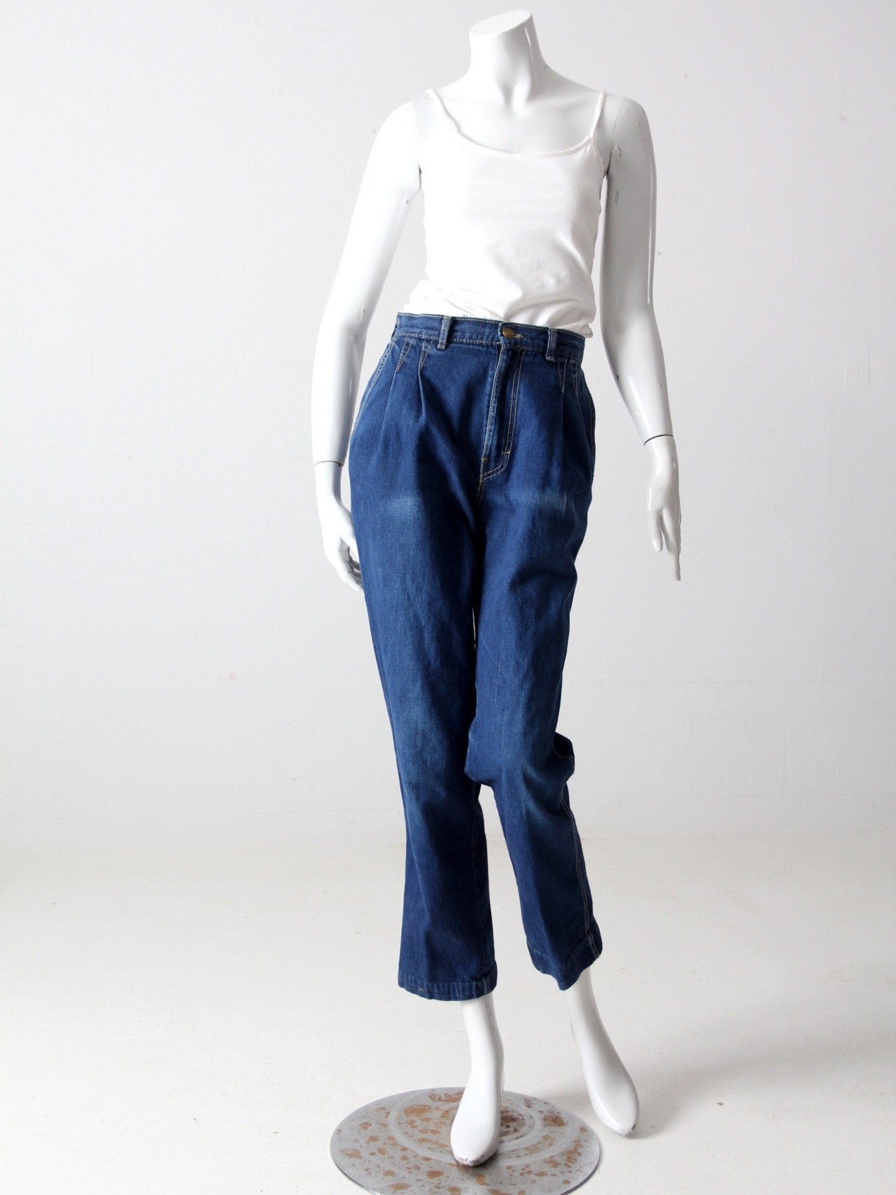 vintagan・an no.27 Vintage Zena High Waisted Denim Jeans 27 X 29 - Etsy
